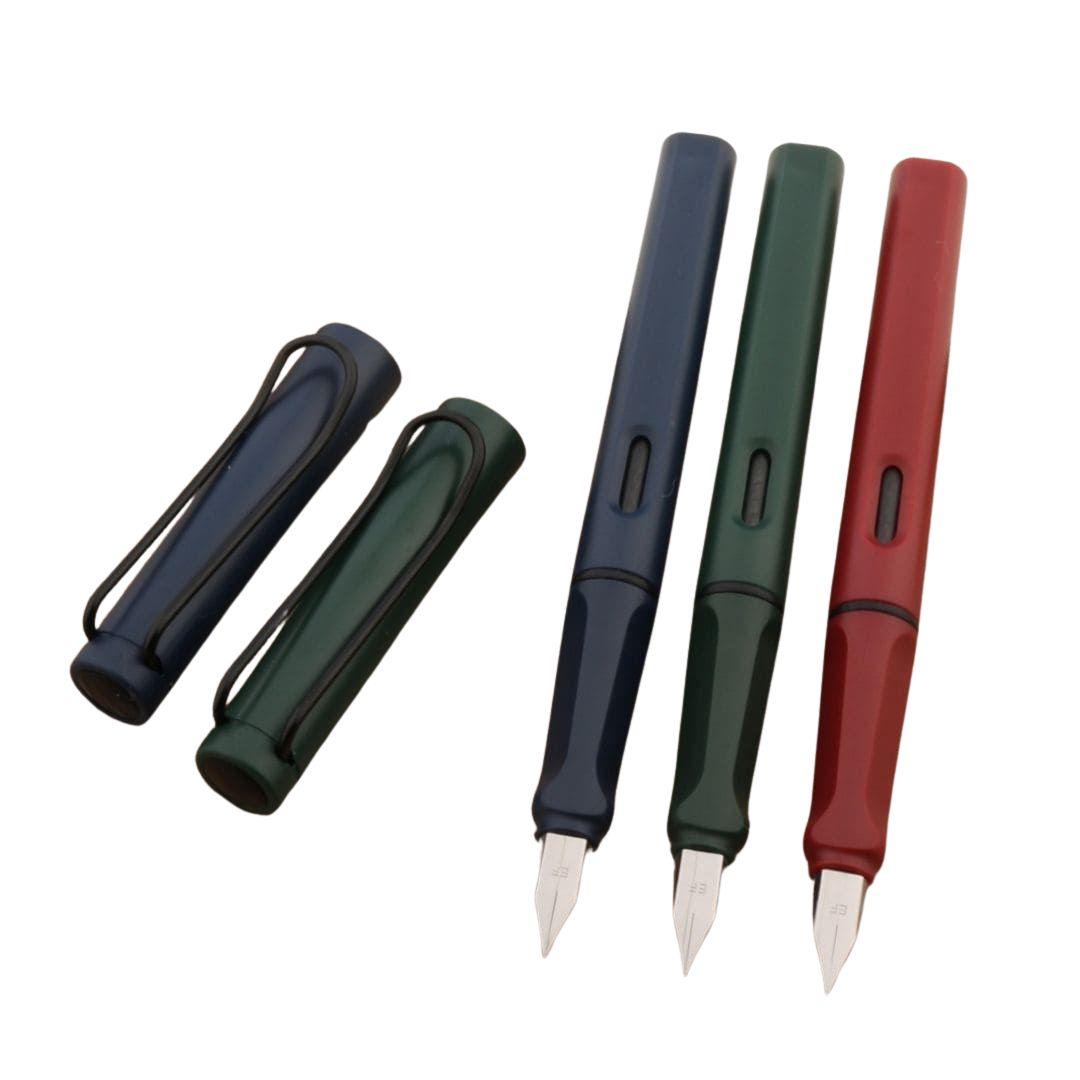 Caneta Tinteiro Plástica - Elegância e Praticidade Caneta Tinteiro com Ponta de Iraurita Caneta Tinteiro de 0,38 mm para Escrita Suave Caneta de Plástico com Design Moderno Caneta Tinteiro Personalizável para Estudantes e Profissionais, Caneta tinteiro plástica Caneta de ponta de iraurita Caneta tinteiro de 0,38 mm Caneta de escrita suave Caneta tinteiro moderna
