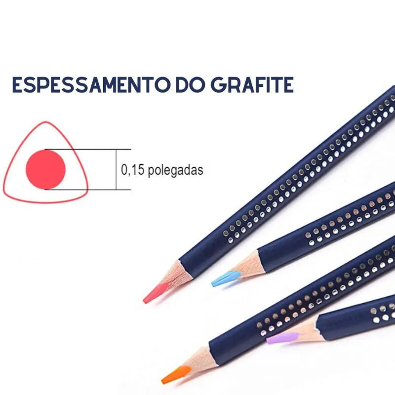 Conjunto Profissional de Lápis Aquarela: Cores Vibrantes e Precisão Lápis de Aquarela para Obras Artísticas Profundas Explore Sua Criatividade com Cores Envolventes Qualidade Premium para Artistas Exigentes Eleve Sua Arte com o Conjunto de Lápis Aquarela, Conjunto de lápis aquarela Lápis de aquarela profissional Cores vibrantes para arte Lápis de qualidade premium Ferramentas para artistas