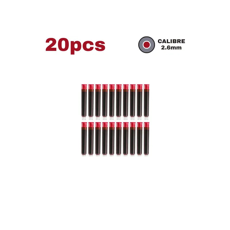 Recargas de Tinta para Caneta-Tinteiro - Pacotes com 10, 20, 50 ou 100 Peças
Cartuchos de Tinta para Caneta-Tinteiro com Secagem Rápida
Conjunto de Tinta para Caneta - 10, 20, 50 ou 100 Unidades
Recargas Padrão Internacional para Canetas-Tinteiro
Tinta para Caneta-Tinteiro - Escrita Fluida e DuradoCartuchos de tinta para caneta-tinteiro
Recargas de tinta para caneta-tinteiro
Tinta padrão internacional para canetas
Recargas de tinta fluida para canetas
Cartucho de tinta de secagem rápida para caneta-tinteiro