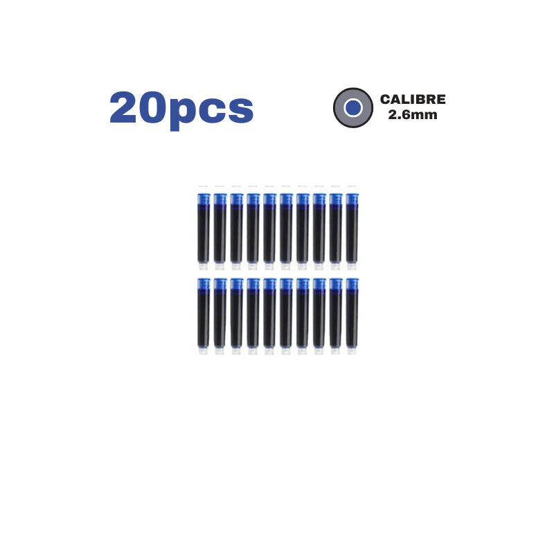 Recargas de Tinta para Caneta-Tinteiro - Pacotes com 10, 20, 50 ou 100 Peças
Cartuchos de Tinta para Caneta-Tinteiro com Secagem Rápida
Conjunto de Tinta para Caneta - 10, 20, 50 ou 100 Unidades
Recargas Padrão Internacional para Canetas-Tinteiro
Tinta para Caneta-Tinteiro - Escrita Fluida e DuradoCartuchos de tinta para caneta-tinteiro
Recargas de tinta para caneta-tinteiro
Tinta padrão internacional para canetas
Recargas de tinta fluida para canetas
Cartucho de tinta de secagem rápida para caneta-tinteiro