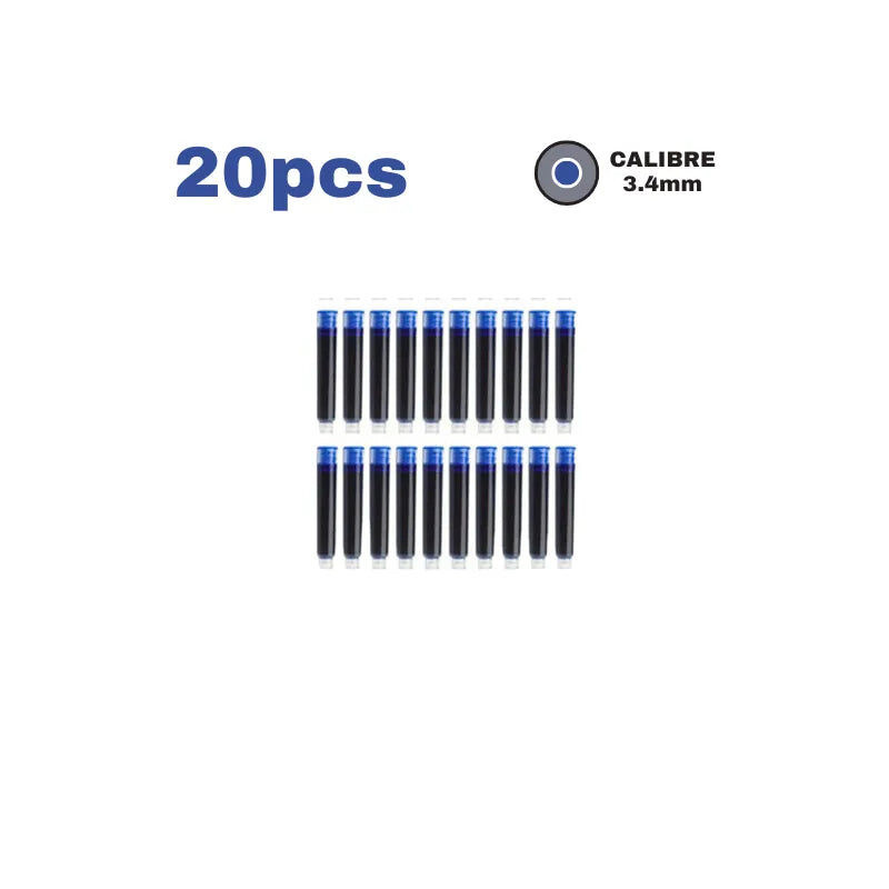 Recargas de Tinta para Caneta-Tinteiro - Pacotes com 10, 20, 50 ou 100 Peças
Cartuchos de Tinta para Caneta-Tinteiro com Secagem Rápida
Conjunto de Tinta para Caneta - 10, 20, 50 ou 100 Unidades
Recargas Padrão Internacional para Canetas-Tinteiro
Tinta para Caneta-Tinteiro - Escrita Fluida e DuradoCartuchos de tinta para caneta-tinteiro
Recargas de tinta para caneta-tinteiro
Tinta padrão internacional para canetas
Recargas de tinta fluida para canetas
Cartucho de tinta de secagem rápida para caneta-tinteiro