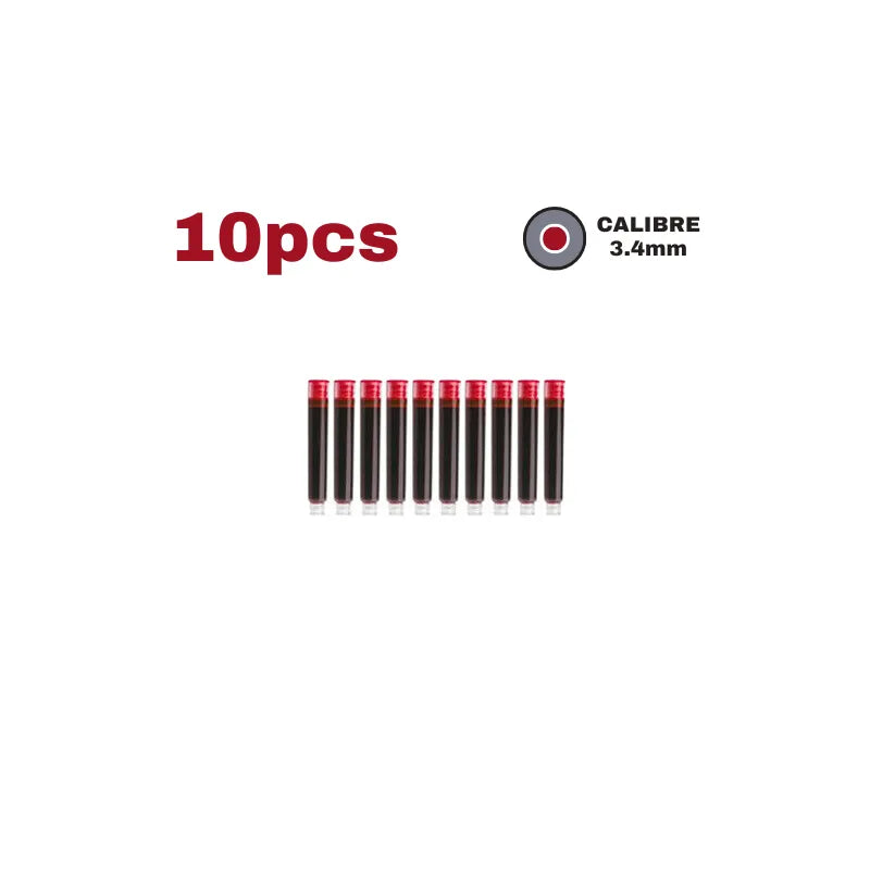 Recargas de Tinta para Caneta-Tinteiro - Pacotes com 10, 20, 50 ou 100 Peças
Cartuchos de Tinta para Caneta-Tinteiro com Secagem Rápida
Conjunto de Tinta para Caneta - 10, 20, 50 ou 100 Unidades
Recargas Padrão Internacional para Canetas-Tinteiro
Tinta para Caneta-Tinteiro - Escrita Fluida e DuradoCartuchos de tinta para caneta-tinteiro
Recargas de tinta para caneta-tinteiro
Tinta padrão internacional para canetas
Recargas de tinta fluida para canetas
Cartucho de tinta de secagem rápida para caneta-tinteiro