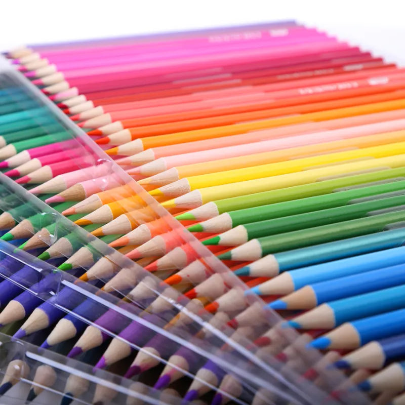 Caixa de Lápis de Cor Arco-íris Conjunto Completo de 120 Cores Lápis de Cor para Artistas Cores Vibrantes e Durabilidade Lápis de Cor com Embalagem Prática, Lápis de cor arco-íris Conjunto de lápis de cor 120 cores Lápis de cor de madeira Lápis de cor solúvel em pastilha Lápis de cor para artistas