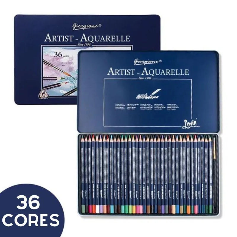 Conjunto Profissional de Lápis Aquarela: Cores Vibrantes e Precisão Lápis de Aquarela para Obras Artísticas Profundas Explore Sua Criatividade com Cores Envolventes Qualidade Premium para Artistas Exigentes Eleve Sua Arte com o Conjunto de Lápis Aquarela, Conjunto de lápis aquarela Lápis de aquarela profissional Cores vibrantes para arte Lápis de qualidade premium Ferramentas para artistas