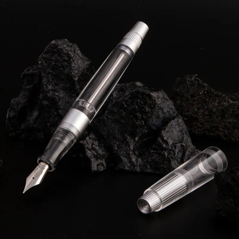 Caneta Tinteiro com Enchimento a Vácuo Caneta de Escrita Suave e Precisa Caneta Tinteiro de Alta Qualidade Elegância e Tecnologia na Escrita Caneta de Presente Sofisticada, Caneta tinteiro Caneta de enchimento a vácuo Caneta de escrita suave Caneta de metal Caneta de presente