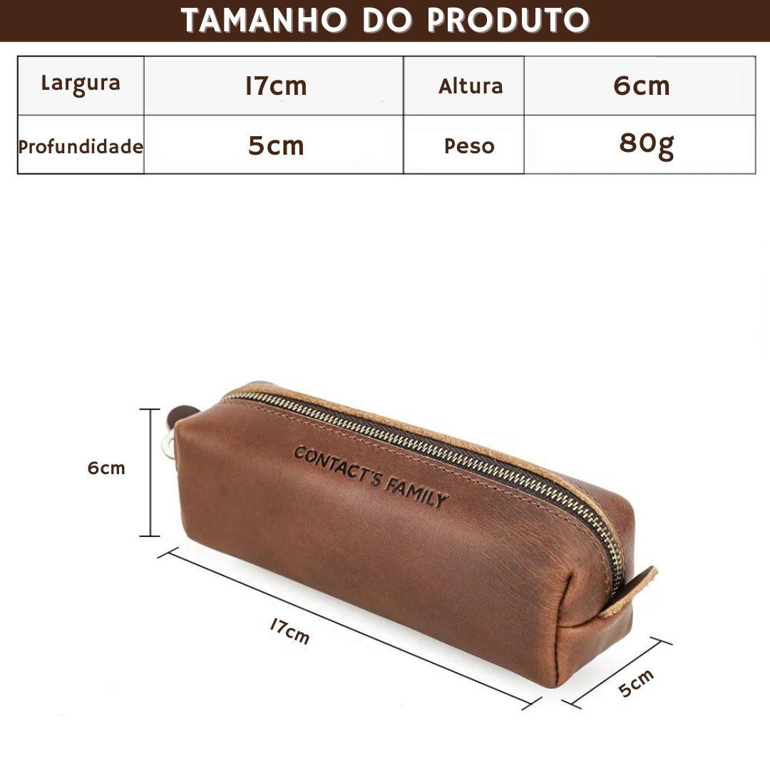 Estojo de Couro Retrô: Durabilidade com Elegância" "Proteção Sofisticada: Estojo de Couro para Canetas" "Elevando o Estilo: Estojo de Couro Vintage" "Seus Instrumentos, Sua Elegância: Estojo de Couro" "Durabilidade com Charme: Estojo de Couro Genuíno Estojo de Couro Durabilidade e Estilo Proteção para Canetas Acessório de Escrita Couro Genuíno Estilo Retrô Estojo para Lápis Resistência ao Tempo Elegância Cotidiana Proteção para Instrumentos