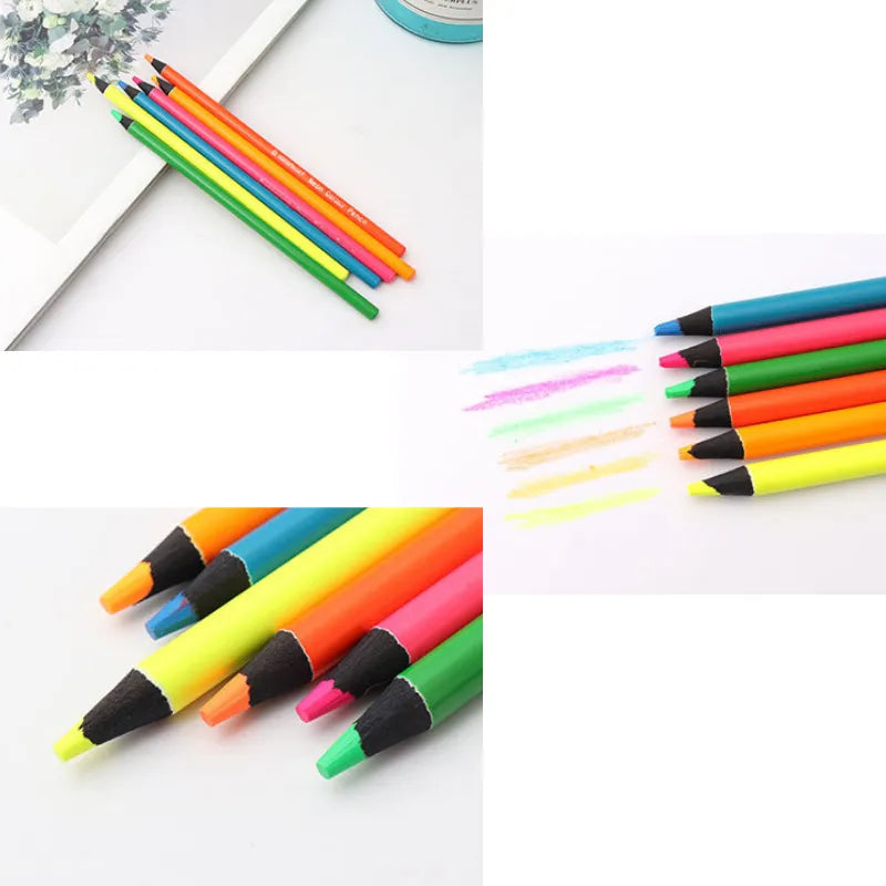 Lápis de Cores Metálicas Conjunto de Lápis Metálicos Brilhantes Efeitos Metálicos para Suas Criações Lápis de Cor Metálica para Artistas Cores Metálicas com Grafite HB, Lápis de cor metálica Lápis de cor para efeitos especiais Conjunto de lápis metálicos Lápis de grafite HB metálico Lápis de cor brilhante