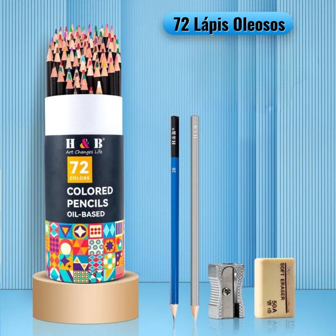 Descubra a magia das cores com nossa incrível seleção de lápis de cor para artes. Com uma variedade de cores vibrantes, nossos lápis de cor coloridos são perfeitos para dar vida às suas obras de arte. Experimente agora e inspire-se com a beleza que nossos lápis podem oferecer!