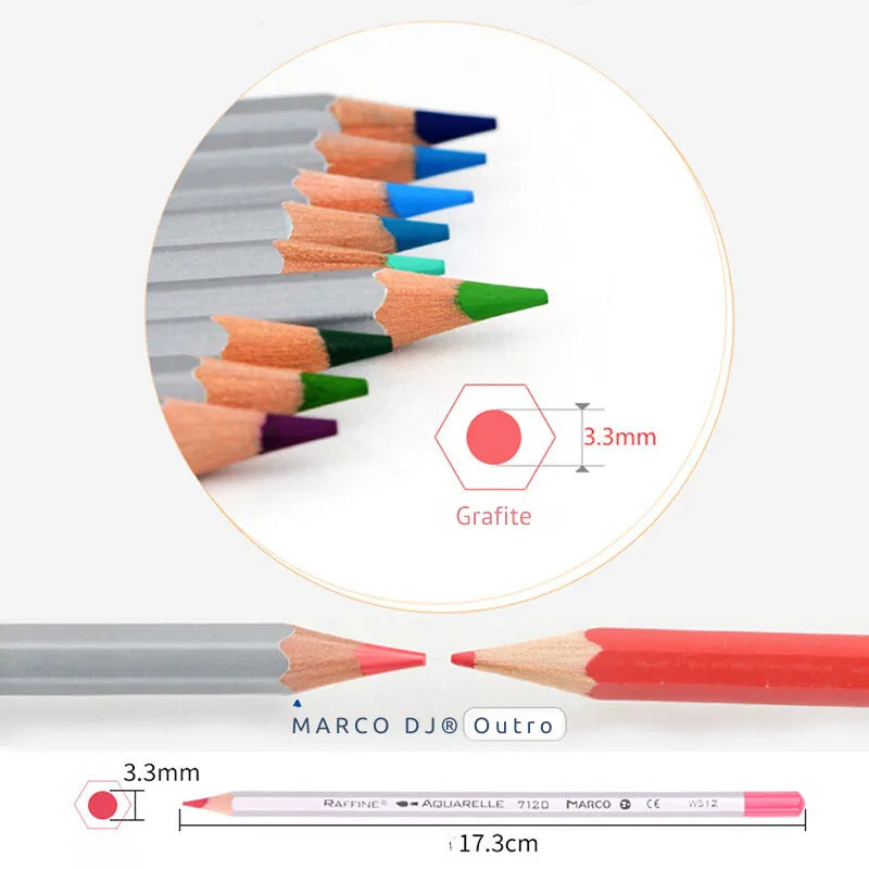 Lápis Solúveis em Água Marco Raffine: Versatilidade e Qualidade"
"Lápis de Desenho e Aquarela: Efeitos Incríveis com Marco Raffine"
"Lápis Solúveis em Água para Artistas: Marco Raffine 7120"
"Cores Vibrantes e Durabilidade com os Lápis Marco Raffine"
"Lápis Profissionais para Desenho e Pintura Aquarela Lápis solúveis em água
Lápis de desenho aquarelável
Marco Raffine lápis de cor
Lápis de aquarela para artistas
Lápis de pintura solúvel em água