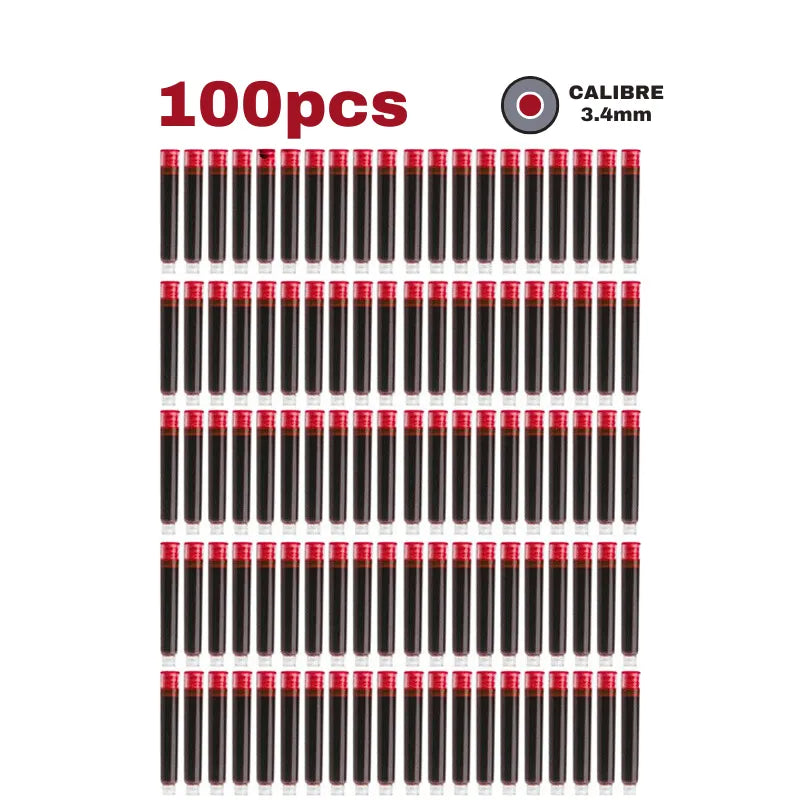 Recargas de Tinta para Caneta-Tinteiro - Pacotes com 10, 20, 50 ou 100 Peças
Cartuchos de Tinta para Caneta-Tinteiro com Secagem Rápida
Conjunto de Tinta para Caneta - 10, 20, 50 ou 100 Unidades
Recargas Padrão Internacional para Canetas-Tinteiro
Tinta para Caneta-Tinteiro - Escrita Fluida e DuradoCartuchos de tinta para caneta-tinteiro
Recargas de tinta para caneta-tinteiro
Tinta padrão internacional para canetas
Recargas de tinta fluida para canetas
Cartucho de tinta de secagem rápida para caneta-tinteiro