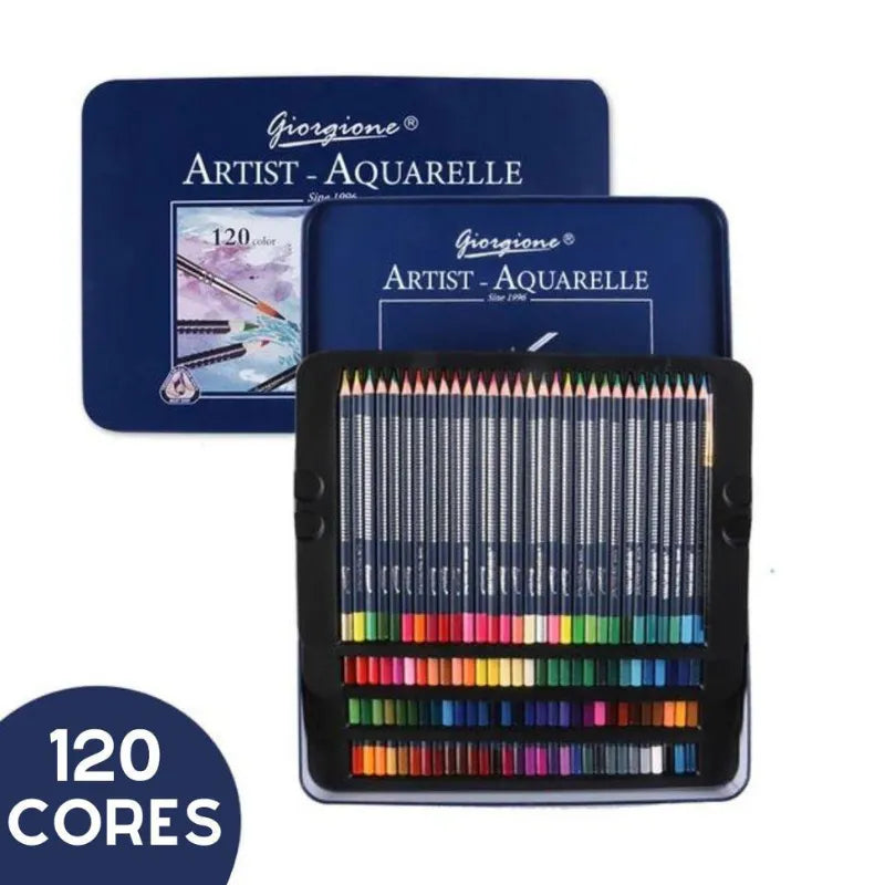 Conjunto Profissional de Lápis Aquarela: Cores Vibrantes e Precisão Lápis de Aquarela para Obras Artísticas Profundas Explore Sua Criatividade com Cores Envolventes Qualidade Premium para Artistas Exigentes Eleve Sua Arte com o Conjunto de Lápis Aquarela, Conjunto de lápis aquarela Lápis de aquarela profissional Cores vibrantes para arte Lápis de qualidade premium Ferramentas para artistas