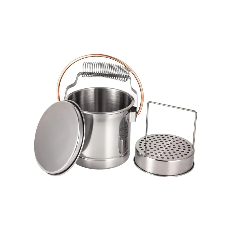Balde lavador de pincéis de aço inoxidável com filtro e suporte em espiral para secagem
Lavador de pincéis portátil, resistente à ferrugem, ideal para pintura a óleo, acrílica e aquarela