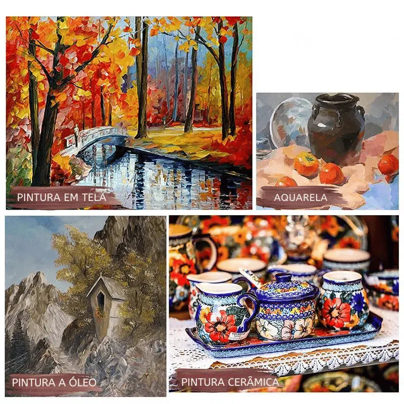 Eleve sua técnica de pintura a um novo patamar com nosso Conjunto de Espátulas em Aço Inoxidável. Este conjunto de 11 espátulas de alta qualidade oferece a versatilidade e a durabilidade necessárias para uma variedade de projetos artísticos.