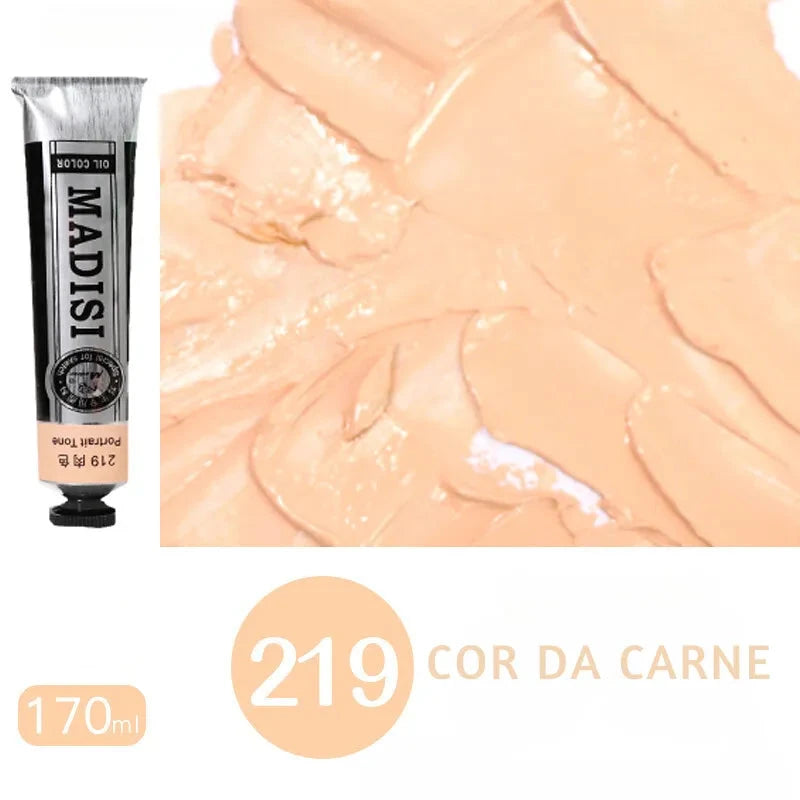 Tinta a óleo para artistas
Tinta a óleo de alta qualidade
Tinta a óleo para tela
Tinta a óleo para vidro
Tinta artística de 170ml
Tintas a óleo profissionais
Tubo de tinta a óleo grande Tinta a Óleo de Alta Qualidade para Artistas, embalada em um tubo de alumínio de 170ml. Ideal para uso em tela, vidro, papel e outras superfícies artísticas. Oferece cores vibrantes, secagem lenta e cobertura uniforme. Perfeita para artistas profissionais e amadores que buscam explorar diversas técnicas de pintura