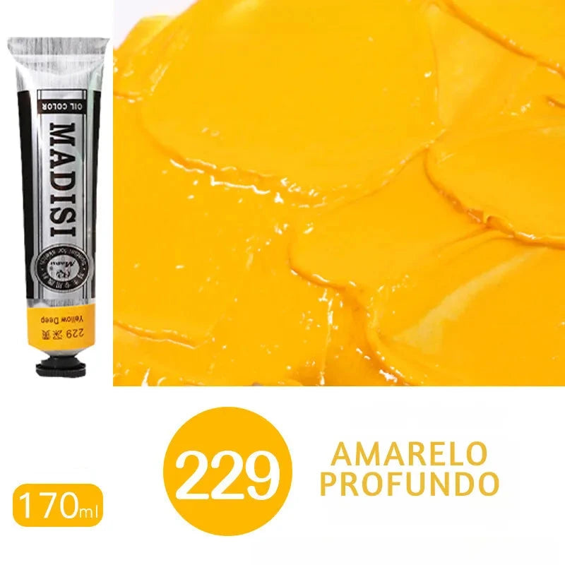 Tinta a óleo para artistas
Tinta a óleo de alta qualidade
Tinta a óleo para tela
Tinta a óleo para vidro
Tinta artística de 170ml
Tintas a óleo profissionais
Tubo de tinta a óleo grande Tinta a Óleo de Alta Qualidade para Artistas, embalada em um tubo de alumínio de 170ml. Ideal para uso em tela, vidro, papel e outras superfícies artísticas. Oferece cores vibrantes, secagem lenta e cobertura uniforme. Perfeita para artistas profissionais e amadores que buscam explorar diversas técnicas de pintura