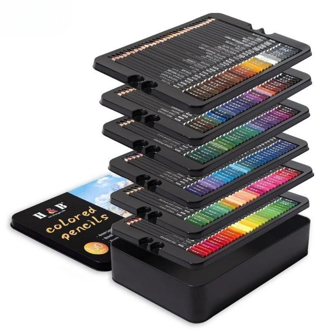 Lápis de cor de Núcleo Macio é um lápis premium com grafite colorido e um pacote em caixa de lata. Suas pontas macias permitem um fácil afiamento e garantem que não quebrem, rachem ou esfarelem. Experimente uma experiência artística única com estes lápis!Lápis de cor de Núcleo Macio é um lápis premium com grafite colorido e um pacote em caixa de lata. Suas pontas macias permitem um fácil afiamento e garantem que não quebrem, rachem ou esfarelem. Experimente uma experiência artística única com estes lápis!