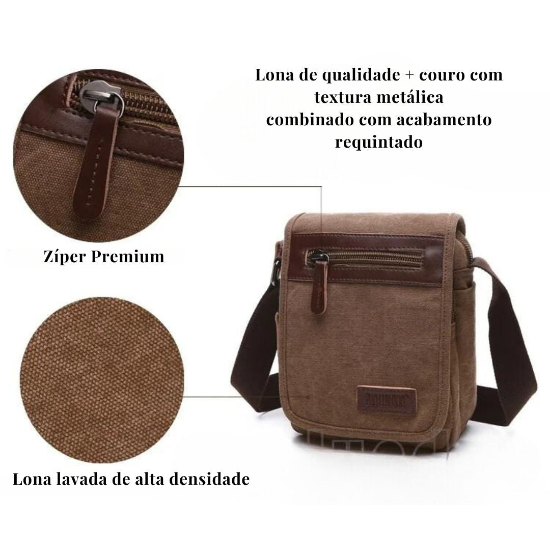 Bolsa Casual Masculina possui especificações que incluem bolso interno com zíper feito com forro de poliéster e material principal Oxford. Disponível nos tamanhos pequeno, médio e grande, a bolsa pode guardar sua carteira, iPad, celular, chaves e muito mais. Use-a confortavelmente como ombro ou bolsa e carregue seus itens essenciais com facilidade.