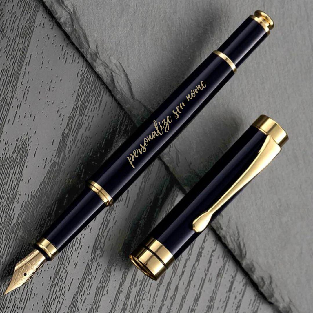 Caneta-Tinteiro Personalizada Sofisticada Caneta de Metal com Personalização Exclusiva Elegância e Precisão em Cada Traço Caneta-Tinteiro para Escritório e Negócios Caneta de Presente Luxuosa e Personalizada , Caneta-tinteiro personalizada Caneta de metal sofisticada Caneta de escrita precisa Caneta personalizada para presente Caneta de luxo para negócios