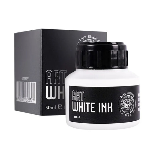 Tinta Branca de Alto Brilho de 50ml em embalagem de caixa. Tinta altamente opaca, ideal para realces, correções e detalhes precisos em ilustrações e arte. Para uso com pincéis ou canetas de imersão. A tinta oferece cobertura perfeita e alto brilho para acabamentos profissionais. Tinta branca opaca
Tinta de alto brilho para ilustração
Correção com tinta branca
Tinta de artista para caneta de imersão
Tinta para realce em arte
Tinta branca para fundo escuro
Pigmento à base de água
Tinta branca para artistas