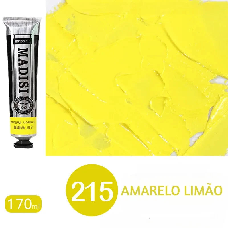 Tinta a óleo para artistas
Tinta a óleo de alta qualidade
Tinta a óleo para tela
Tinta a óleo para vidro
Tinta artística de 170ml
Tintas a óleo profissionais
Tubo de tinta a óleo grande Tinta a Óleo de Alta Qualidade para Artistas, embalada em um tubo de alumínio de 170ml. Ideal para uso em tela, vidro, papel e outras superfícies artísticas. Oferece cores vibrantes, secagem lenta e cobertura uniforme. Perfeita para artistas profissionais e amadores que buscam explorar diversas técnicas de pintura