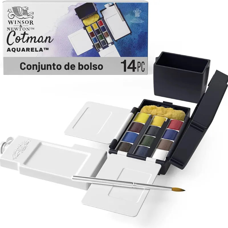 Conjunto Pintura Em Aquarela