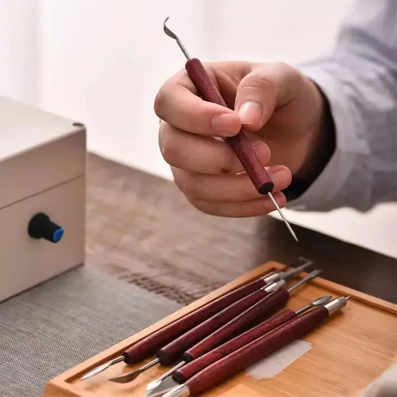 Ferramentas Profissionais para Cerâmica
Conjunto de Escultura para Cerâmica
Kit de Ferramentas de Argila em Mogno
Ferramentas de Escultura em Aço Inoxidável
Ferramentas para Entalhe e Reparo de Argila Ferramentas de cerâmica
Ferramentas para escultura
Kit de ceramista
Ferramentas de argila
Conjunto de ferramentas de aço inoxidável
