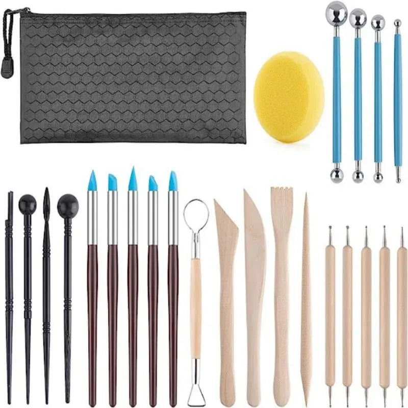 Kit Completo de Ferramentas de Escultura para Cerâmica"
"Ferramentas de Escultura em Madeira e Ferro"
"Durabilidade e Precisão: Ferramentas para Ceramistas"
"Conjunto de Ferramentas de Escultura em Argila"
"Acessórios Essenciais para Escultores de Cerâmica e Argila Ferramentas de escultura em argila
Kit de ferramentas para cerâmica
Ferramentas de modelagem de argila
Conjunto de escultura em madeira e ferro
Acessórios para escultores de cerâmica
