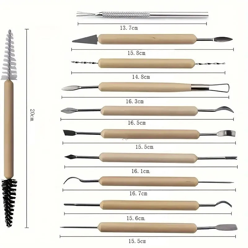 Kit de Ferramentas para Cerâmica
Conjunto de Escultura de Alta Qualidade
Ferramentas de Argila para Escultores
Kit de Modelagem em Madeira e Aço
Ferramentas de Cerâmica Profissionais Ferramentas de cerâmica
Kit de escultura
Ferramentas para argila
Conjunto de modelagem
Ferramentas de aço inoxidável