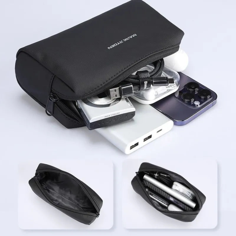 Saco de Higiene Oxford Estojo Cosmético de Viagem Design Minimalista de Viagem Organizador de Higiene Pessoal Saco Leve e Funcional, Saco de higiene Estojo cosmético Material Oxford Organizador de viagem Estilo minimalista