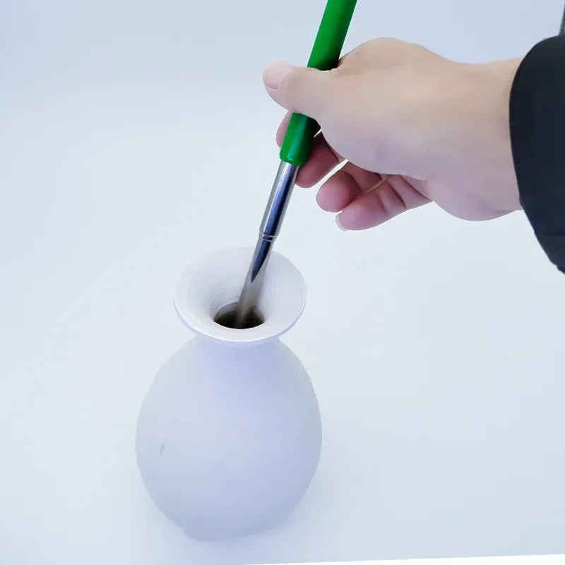Bastão de esponja absorvente retrátil para cerâmica, com haste telescópica e esponja substituível.
Conjunto de ferramentas de esponja para modelagem de cerâmica, com ajuste de comprimento.