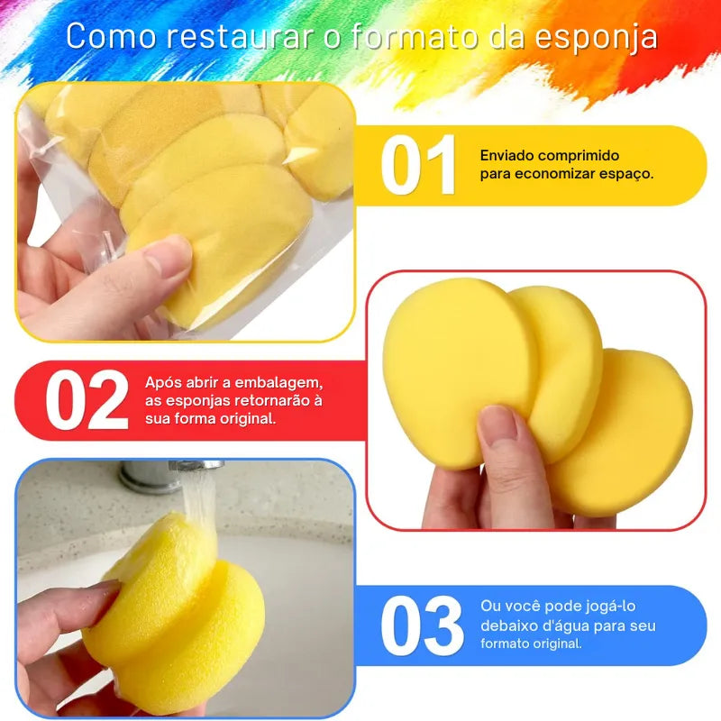 Kit de Esponjas para Pintura em Argila
Esponjas Circulares para Técnicas Artísticas
Esponjas de Alta Densidade para Pintura
Kit de Esponjas para Pintura e Limpeza
Ferramentas de Esponja Multifuncional para Artistas Esponjas de pintura
Esponjas de argila
Kit de esponjas artísticas
Ferramentas para pintura em argila
Esponjas circulares de alta densidade