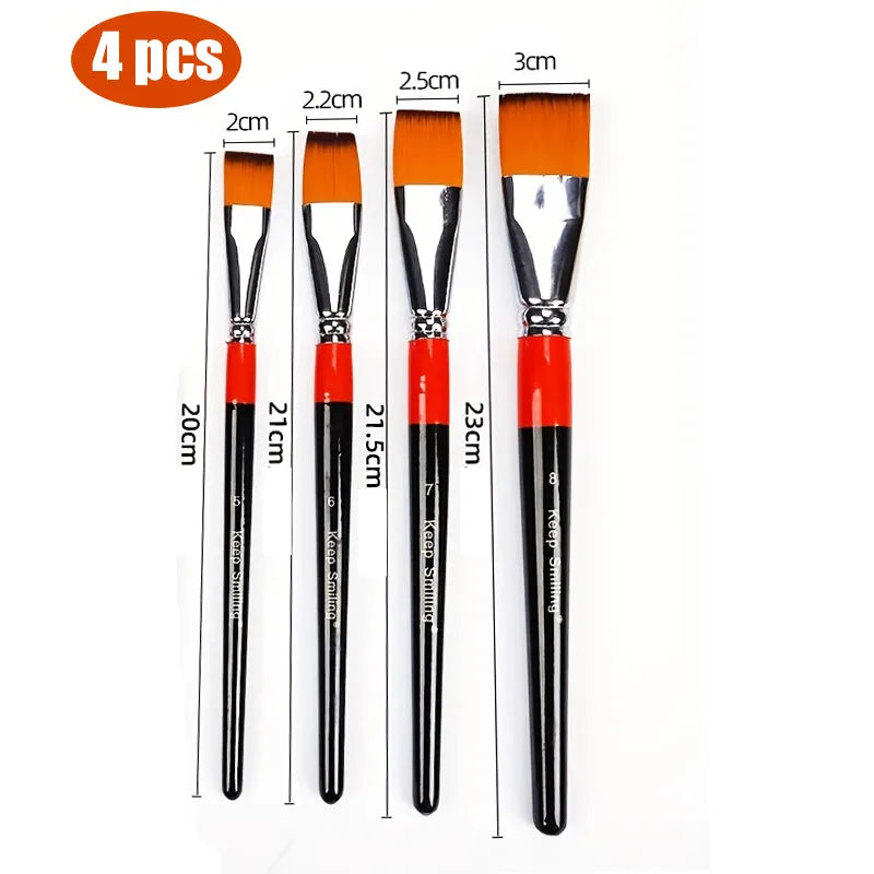 Conjunto de Pincéis de Aquarela com Pelo de Náilon
Pincéis Planos com Cerdas de Náilon para Pintura
Pincel de Esponja/Carimbo para Artistas
Pincéis Profissionais de Náilon para Aquarela
Conjunto de Pincéis para Técnicas de Pintura Pincéis de aquarela
Pincéis de náilon
Conjunto de pincéis planos
Pincel para pintura com cabo de madeira
Pincel de esponja e carimbo