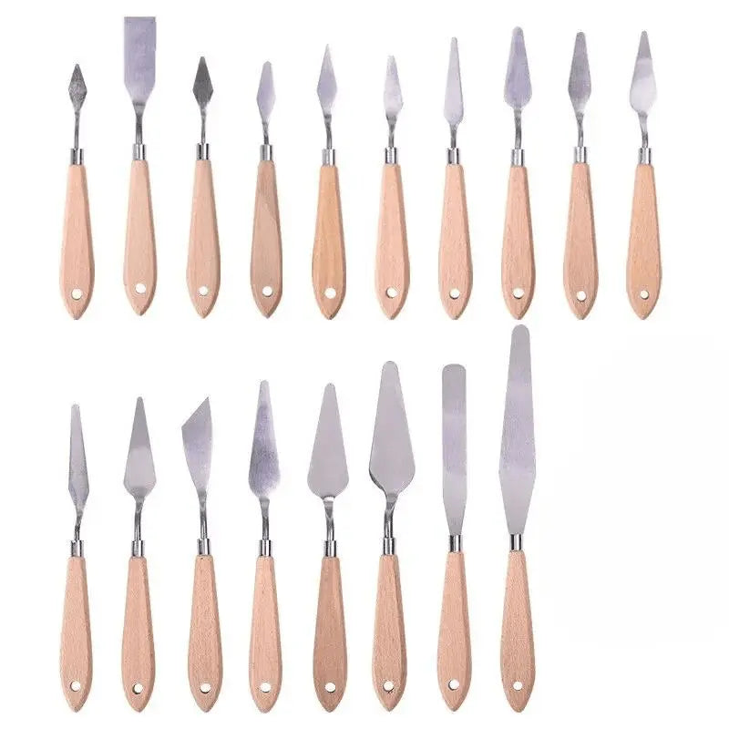 Conjunto de Espátulas para Pintura a Óleo