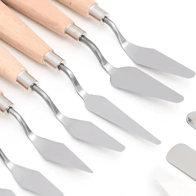 Conjunto de Espátulas para Pintura a Óleo