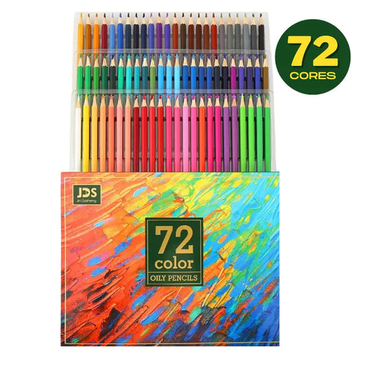 Conjunto de Lápis de Cor à Base de Óleo Lápis de Cor Profissionais Cores Brilhantes e Precisão Lápis de Cor para Artistas Conjunto de Lápis de Cor com Alta Renderização, Lápis de cor à base de óleo Conjunto de lápis de cor Lápis de grafite oleoso Lápis de cor para artistas Lápis de cor de alta qualidade